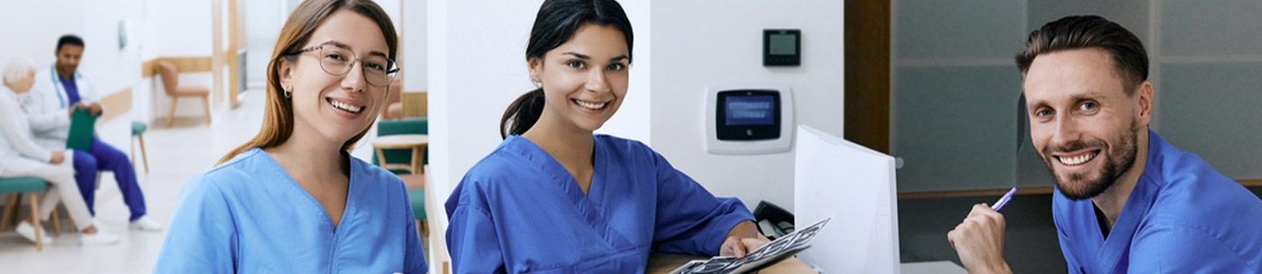 medical staff at hospital